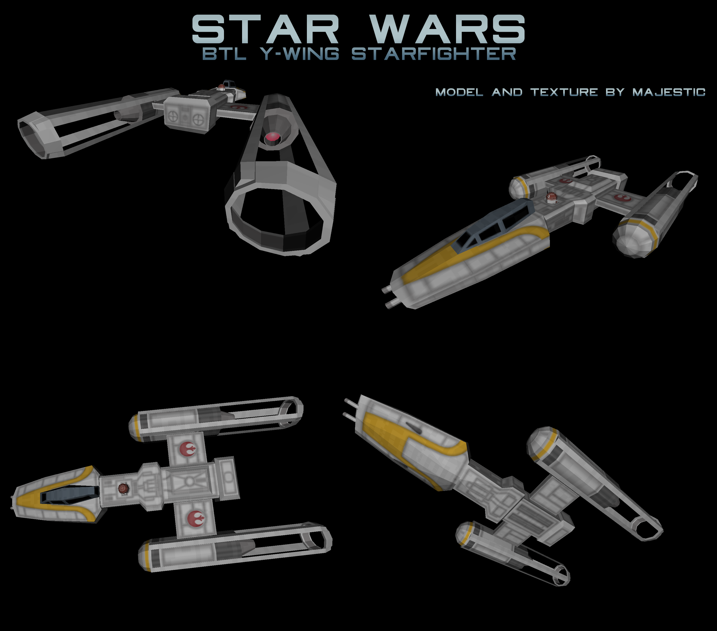 BTL Y wing image Star Wars A Galaxy in Chaos mod for Star Trek