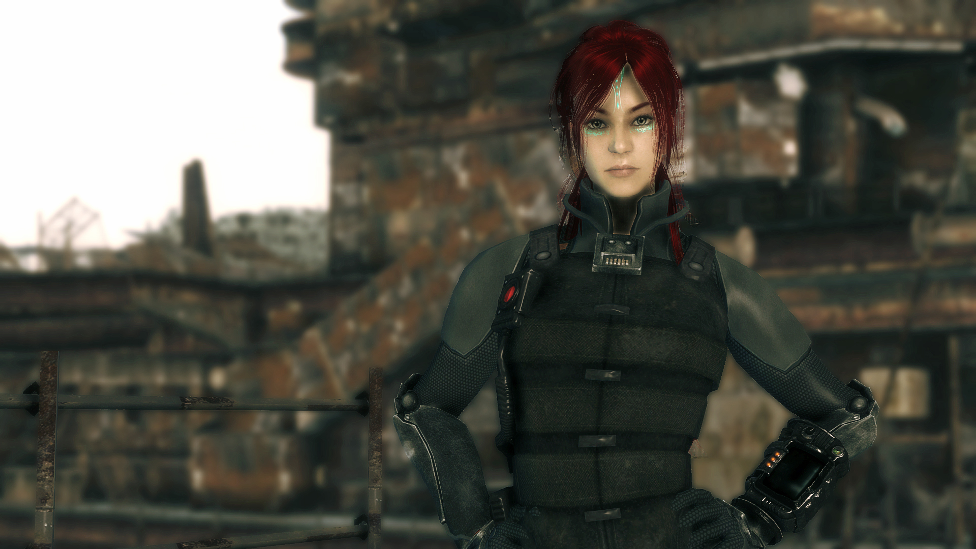 Companion Concept #1: Naomi image - Radiant Flux mod for Fallout: New Vegas.