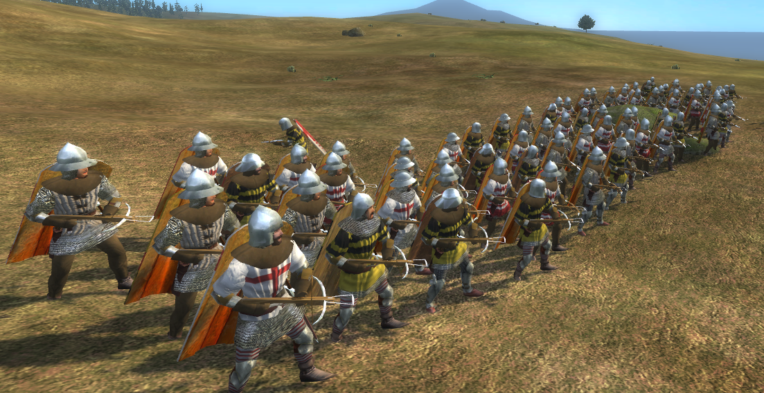 in medieval total war 1 when are crossbowmen available