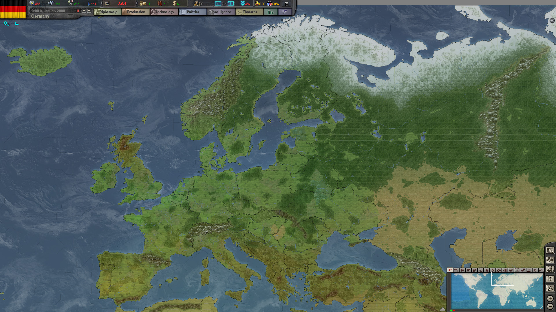 Hearts Of Iron 3 Map