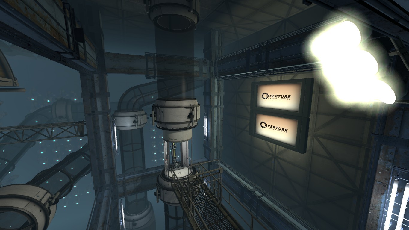 BTS Elevator Shaft image Back mod for Portal 2