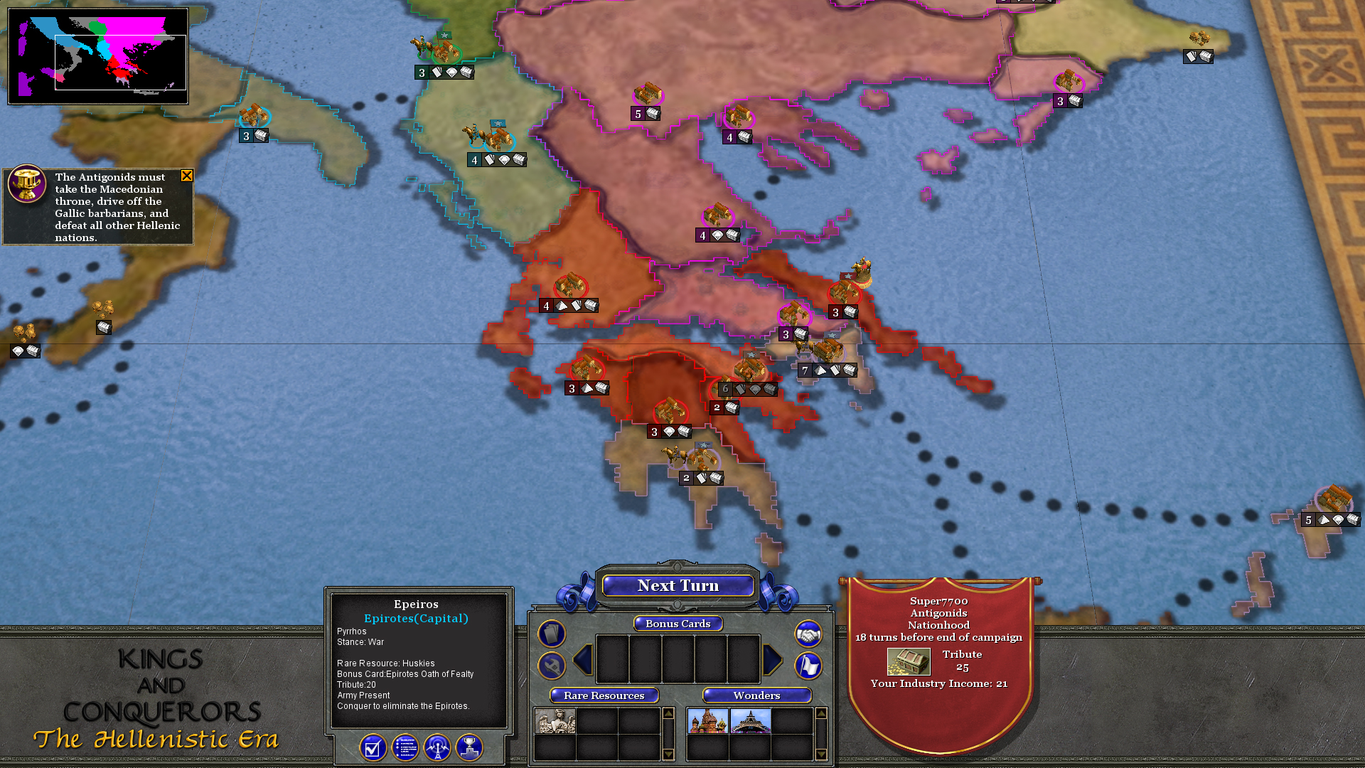 Rise of Nations: Thrones and Patriots GAME MOD Kings and Conquerors: The  Hellenistic Era v.02 - download