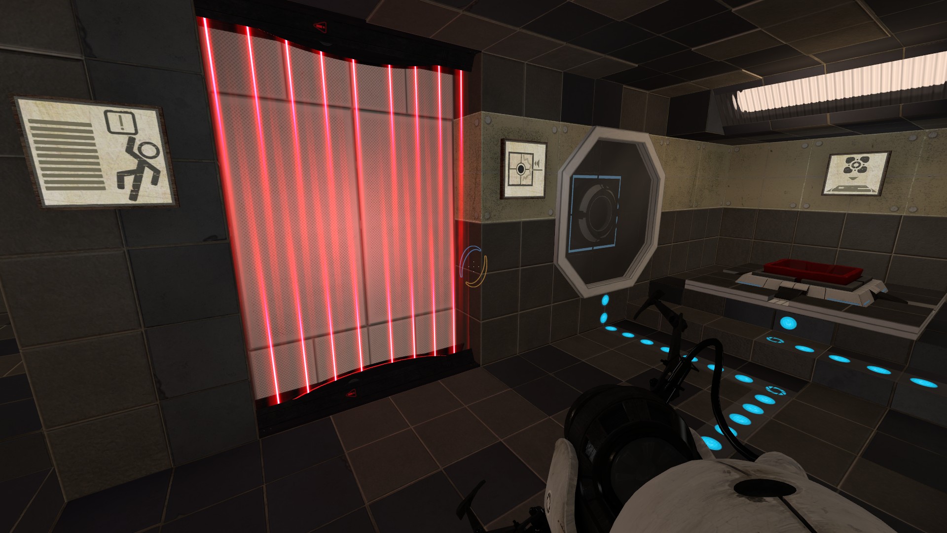 Portal 2 комната с 3 лазерами фото 14