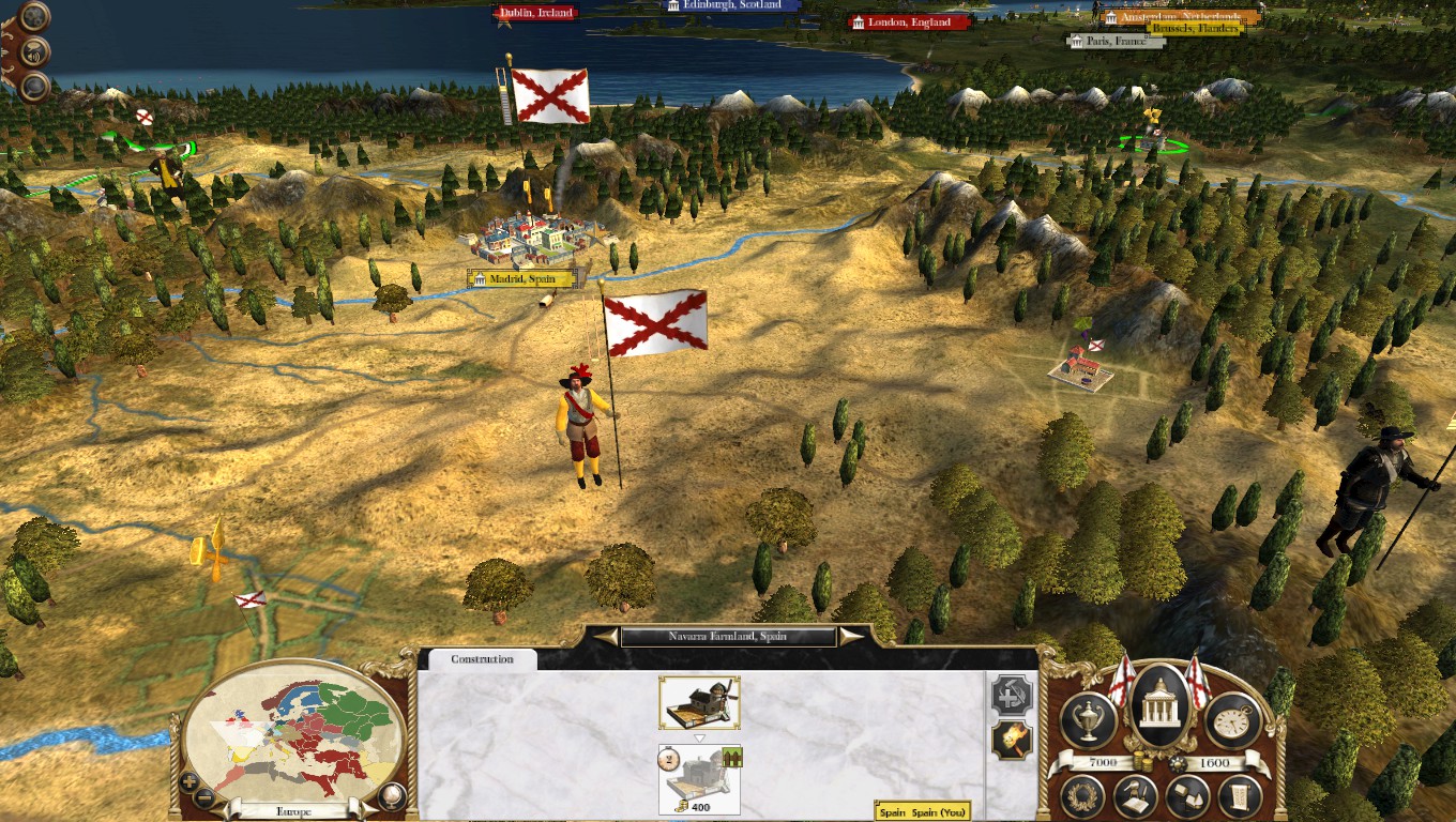 New Campaign Map Models, Colonialism 1600AD, Empire Total War mod