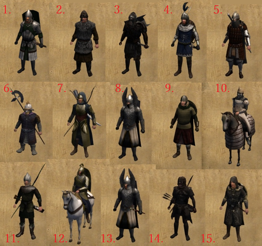 mount and blade warband faction units