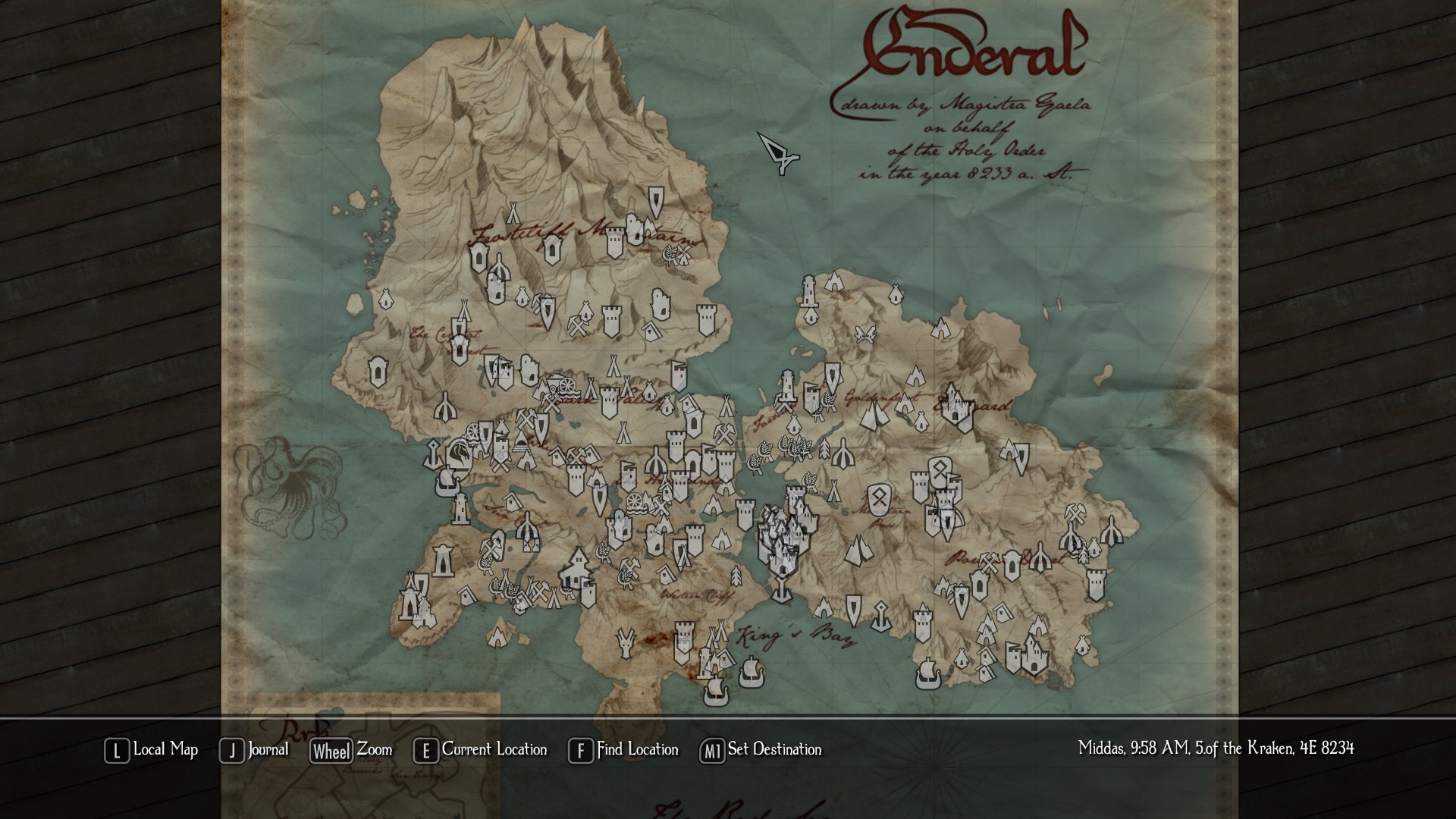 Ingame Paper Map Image Enderal Mod For Elder Scrolls V Skyrim Mod Db