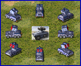 Stryker IFV - Red - Colony Wars mod for C&C: Yuri's Revenge - Mod