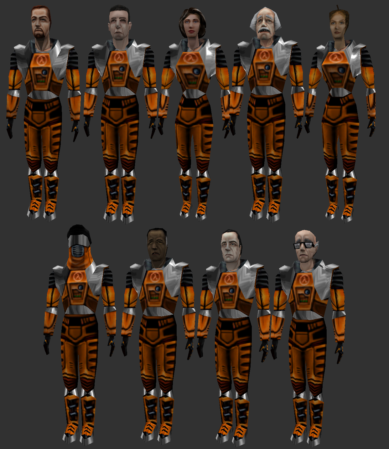 half life player model