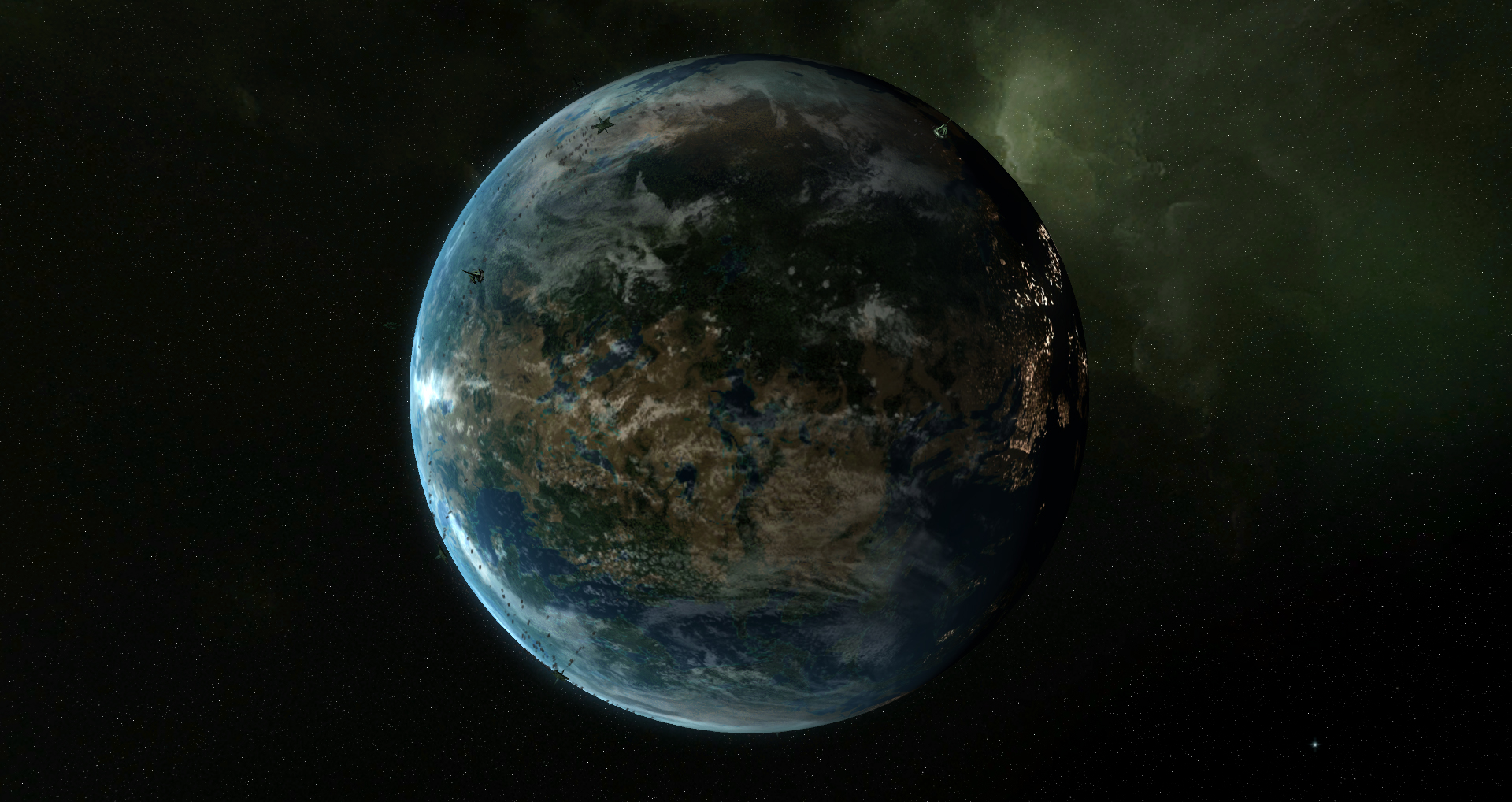 New Class M Planet and Klingon Debris image - Star Trek: Armada 3 mod