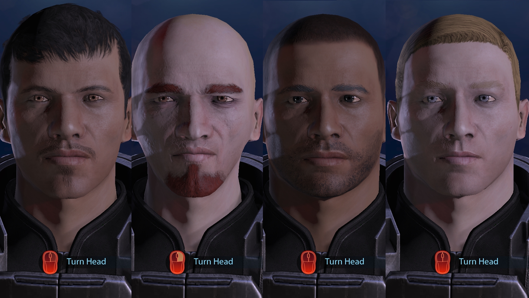 mass effect 3 faces codes