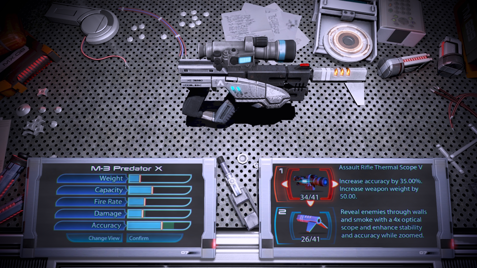 mother of all mods for mass effect 3, all weapon mods for all guns, image, ...