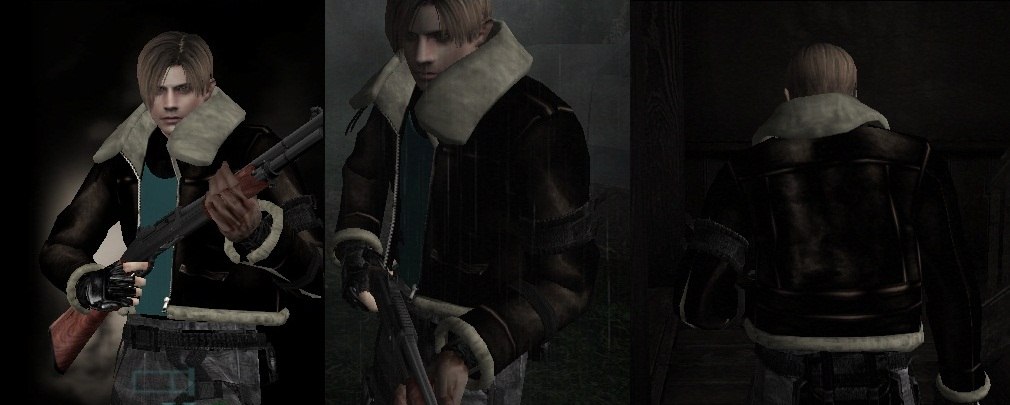 Resident evil 4 mods. Resident Evil 3.5 Leon. Голова Леона Resident Evil 4. Резидент 4 дубленка Леона. Леон из резидент ивел 4 инвентарь.