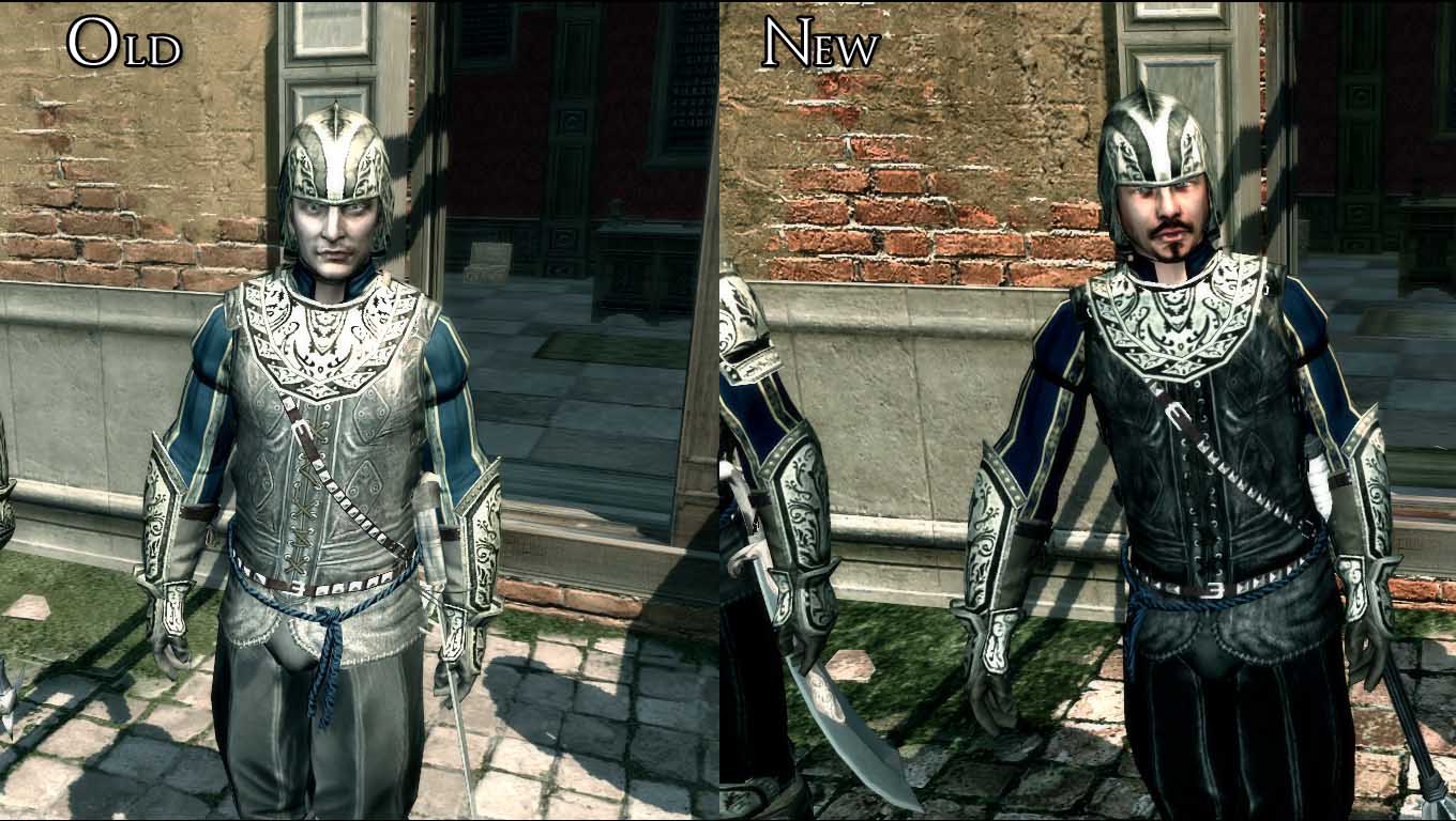 Comparison screenshots image - Assassin's Creed 2 Retexture Project mod for Assassin's  Creed II - ModDB