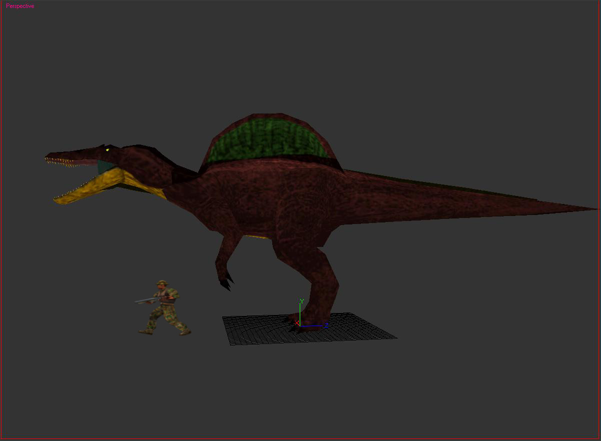 Spinosaurus image - Jurassic Park Hunter: a Carnivores 2 mod for