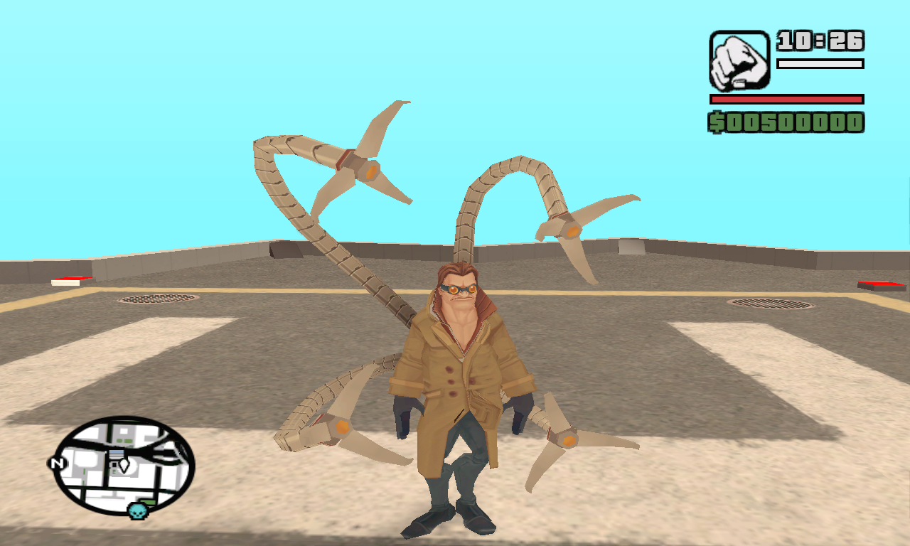 Doctor Octopus ped image - GTA San Andreas Marvel Spider man Mod