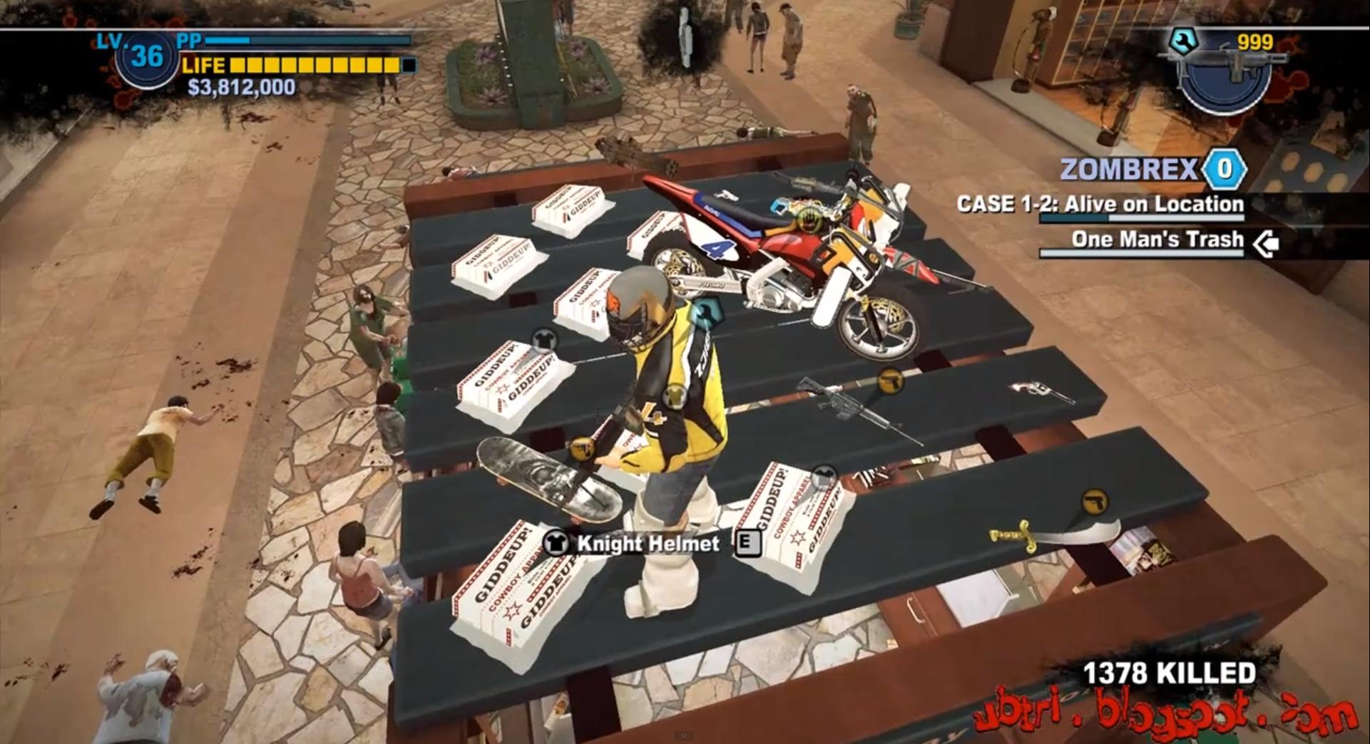 dead rising 2 combo cards locations