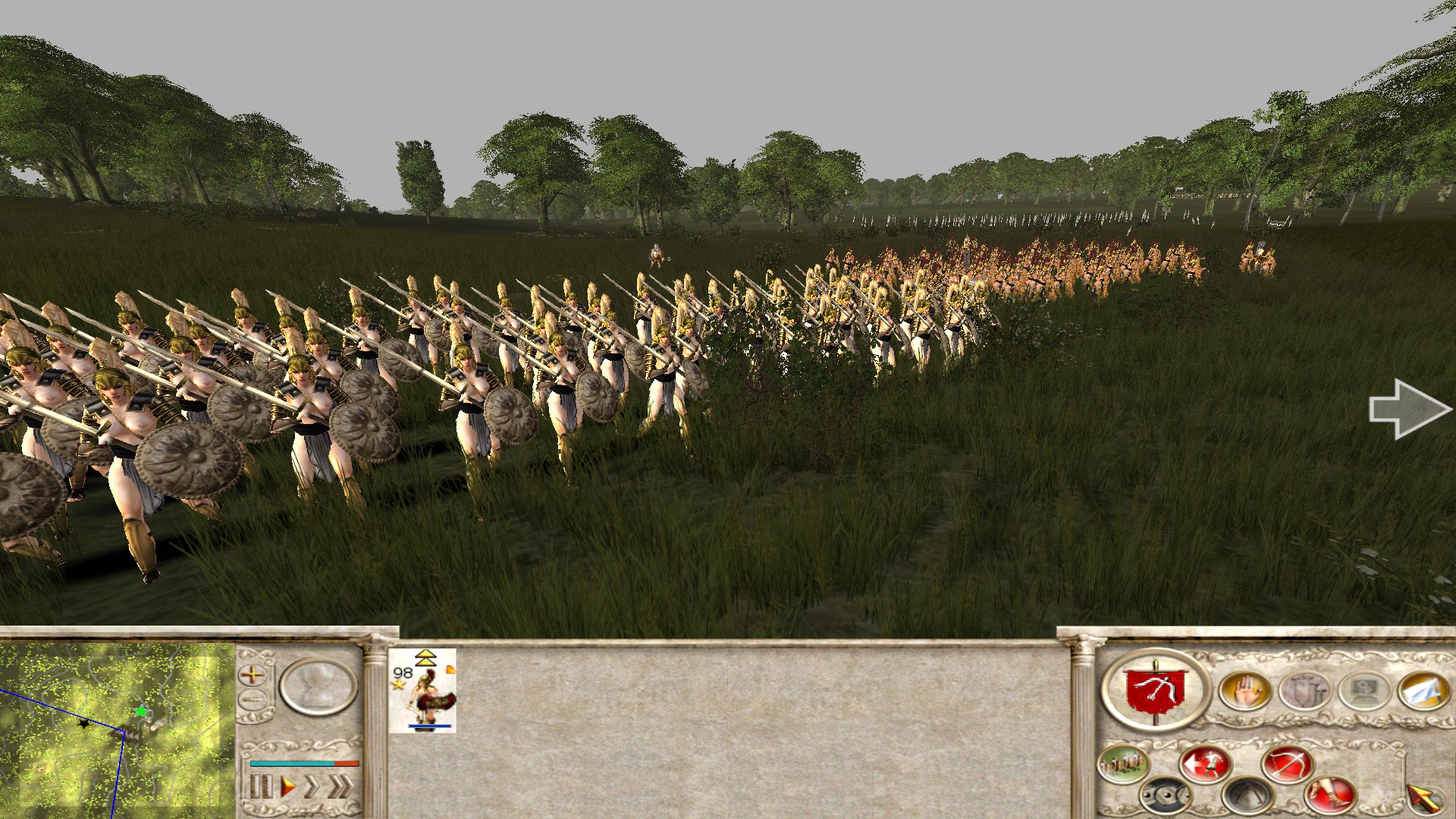 rome total war formations