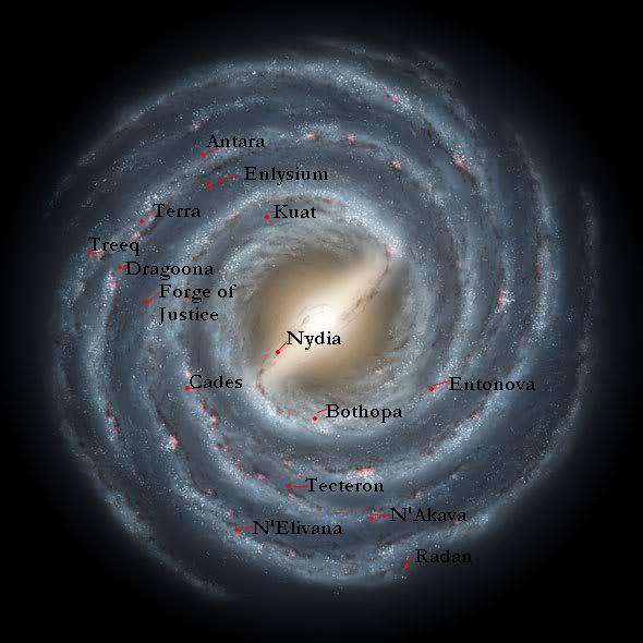 Planet positions image - Phoenix at War mod for Star Wars: Empire at ...