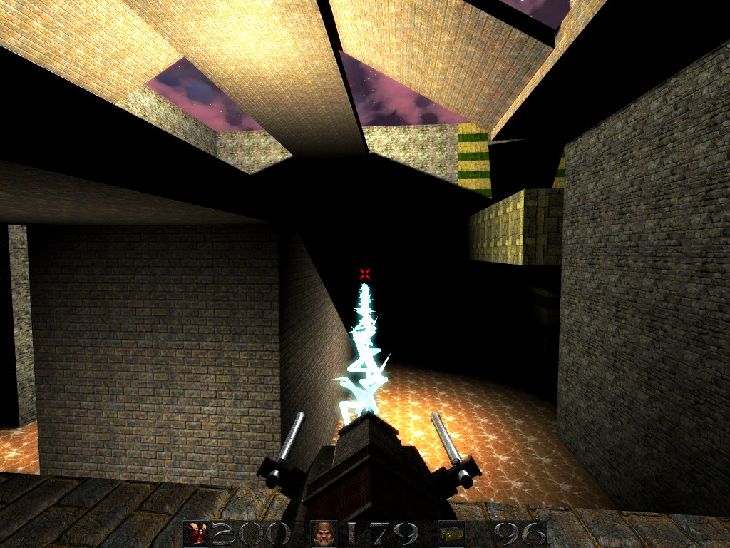 Lightning gun at maximum power in EXQ HD image - EXQ: Execution Quake mod  for Quake - Mod DB