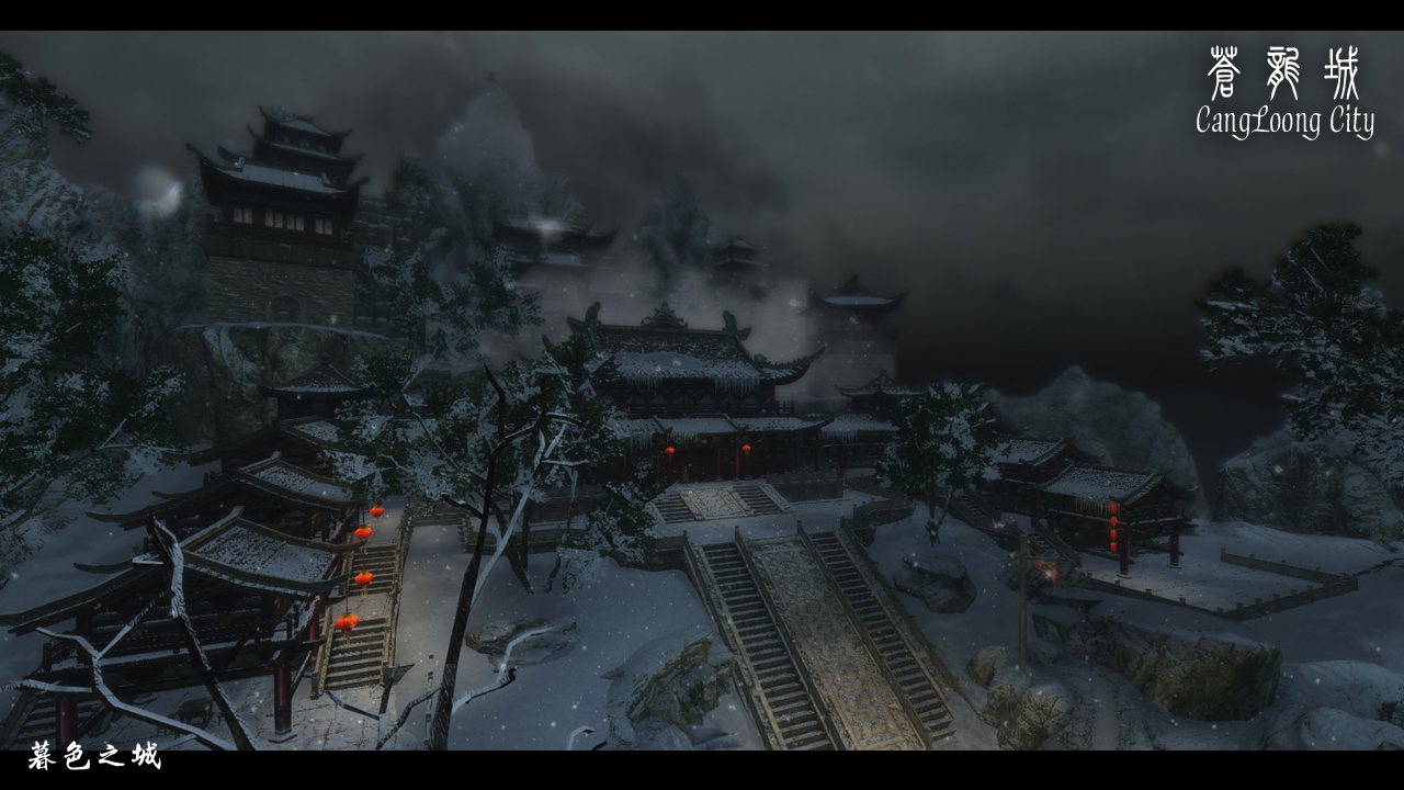 Cloud Hidden Hills Image Cangloong City Mod For Elder Scrolls V Skyrim Mod Db