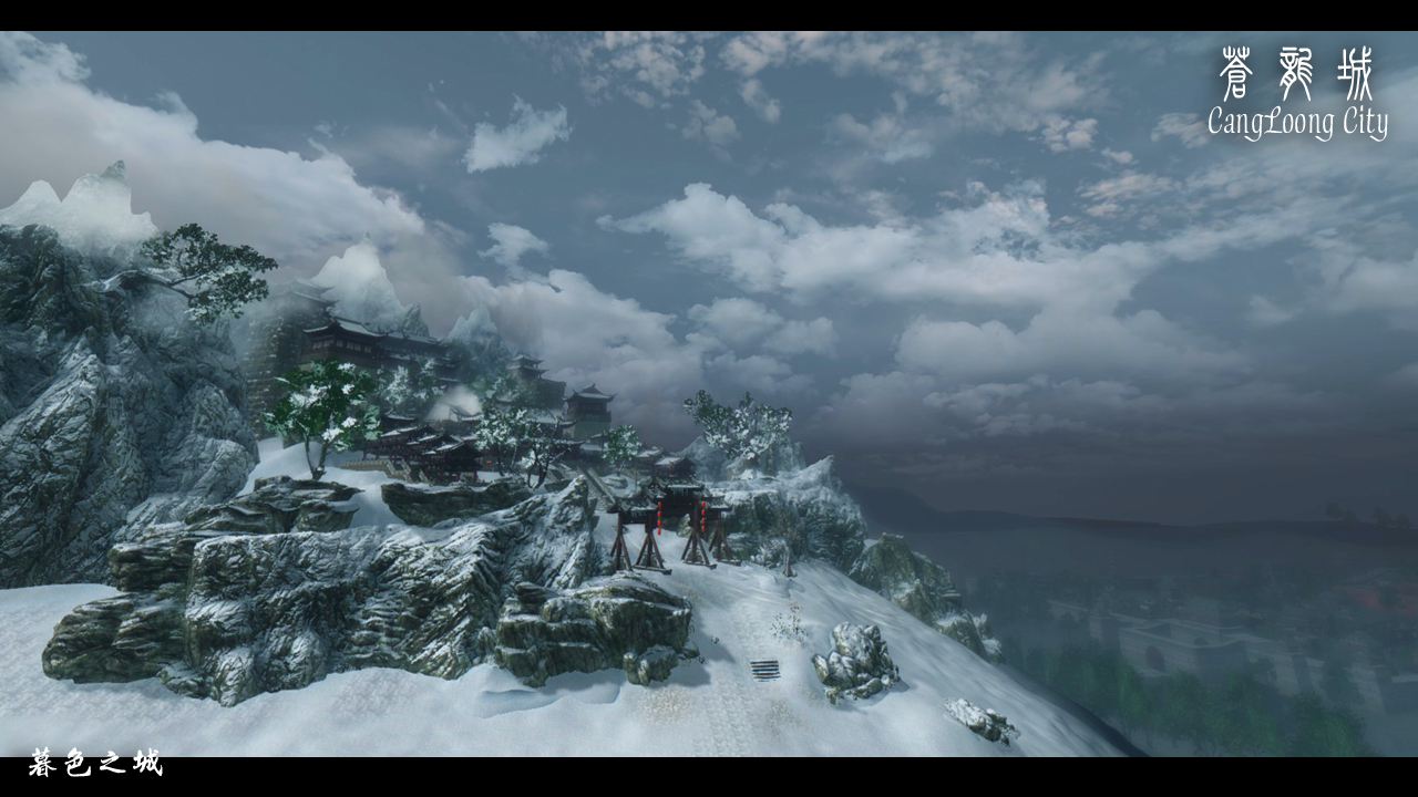 Cloud Hidden Hills Image Cangloong City Mod For Elder Scrolls V Skyrim Mod Db