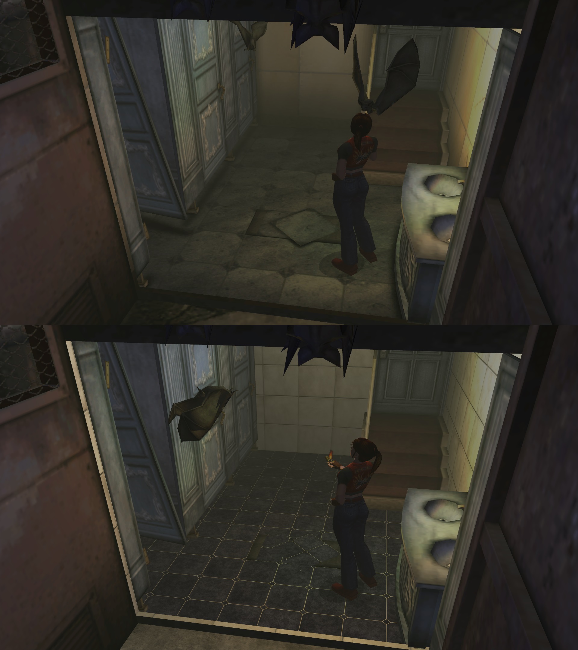 Restroom image - Resident Evil - CODE: Veronica X HD Project mod