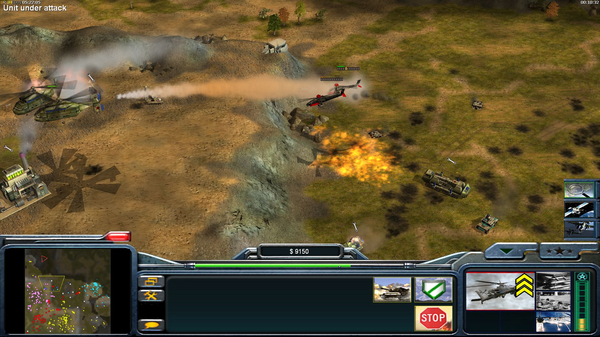 AH-64 firing SRAAM image - Earth Conflict mod for C&C: Generals Zero ...