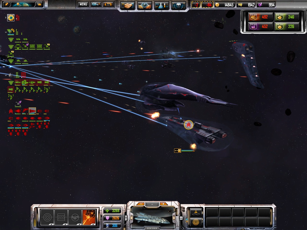 Small fleet battle image - Capital Ship Rebalancing MiniMod for Sins of ...