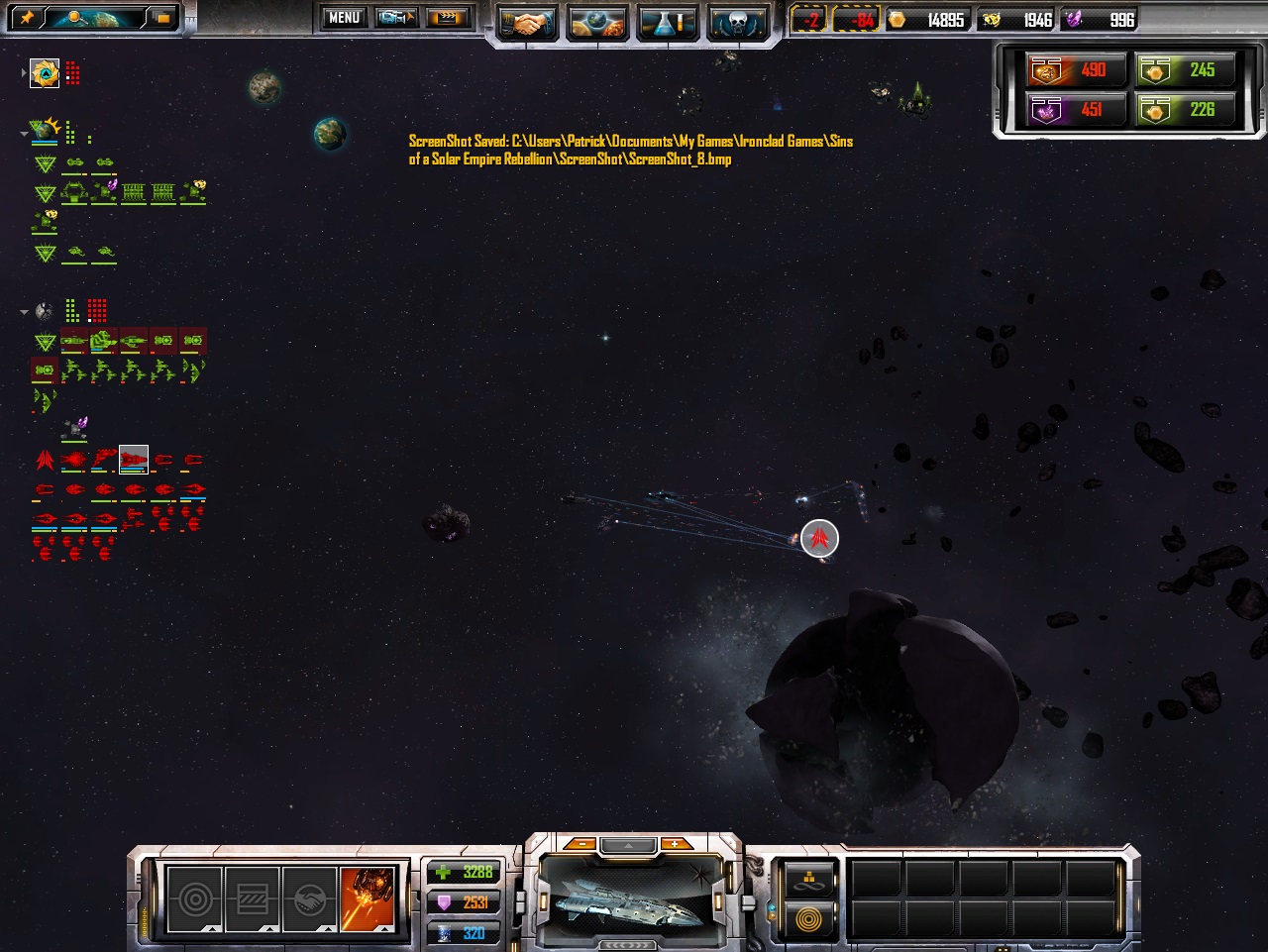 Small fleet battle image - Capital Ship Rebalancing MiniMod for Sins of ...