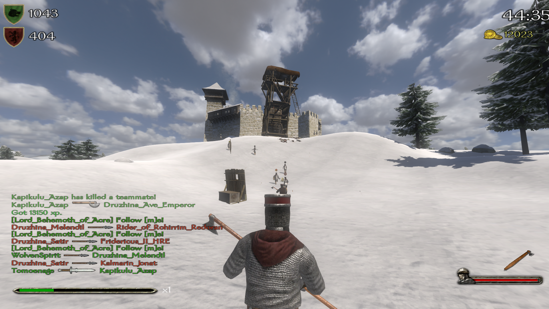 siege equipment mount and blade warband mod