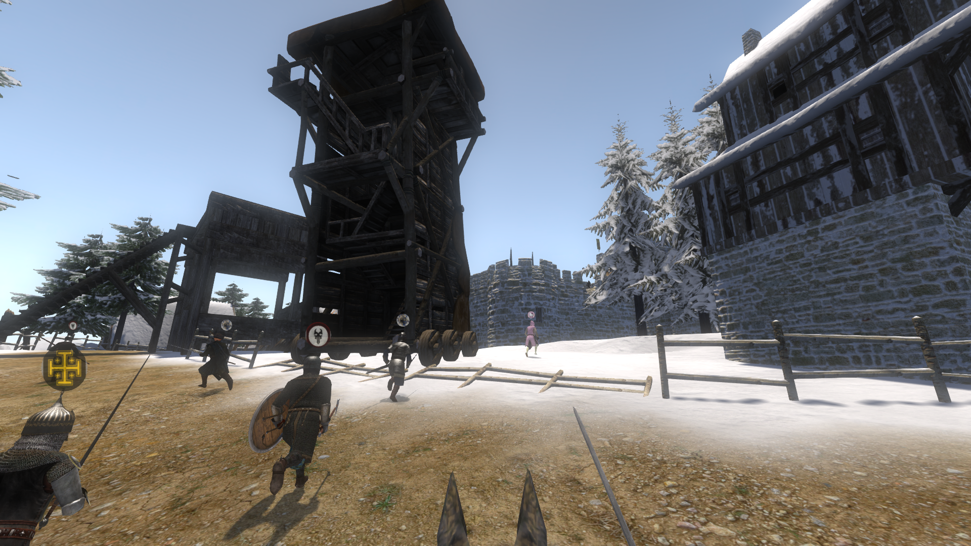 mount and blade warband castle siege