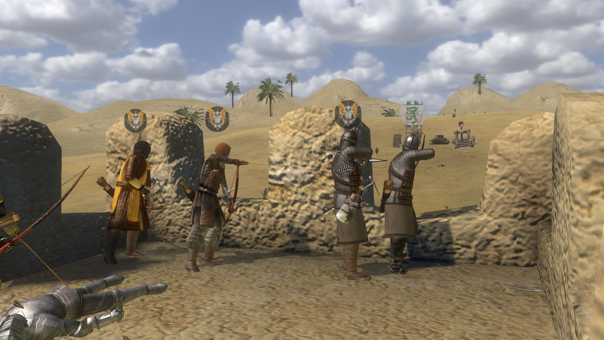 Defending Against Catapult Image Crpg Mod For Mount Blade Warband Mod Db