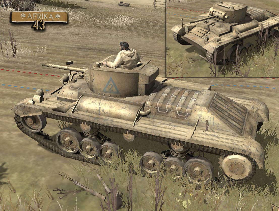 New Valentine Mk III tank in Afrika V2.4.4. image - Mod DB