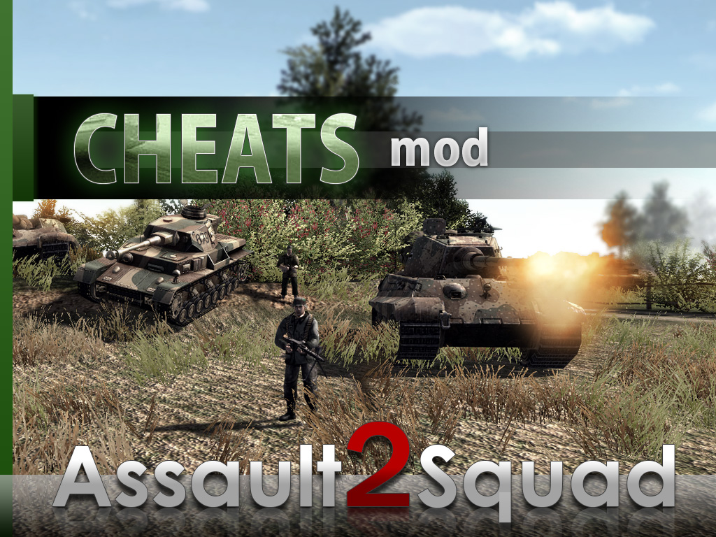 men of war assault squad cheat mod with other mods