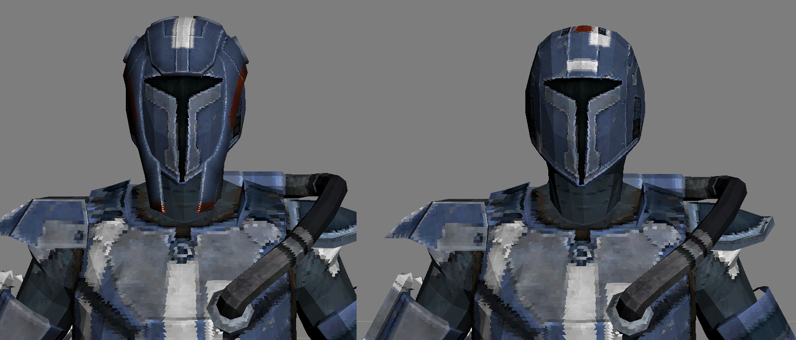 Mandalorian Hunter Helmet Variants. 