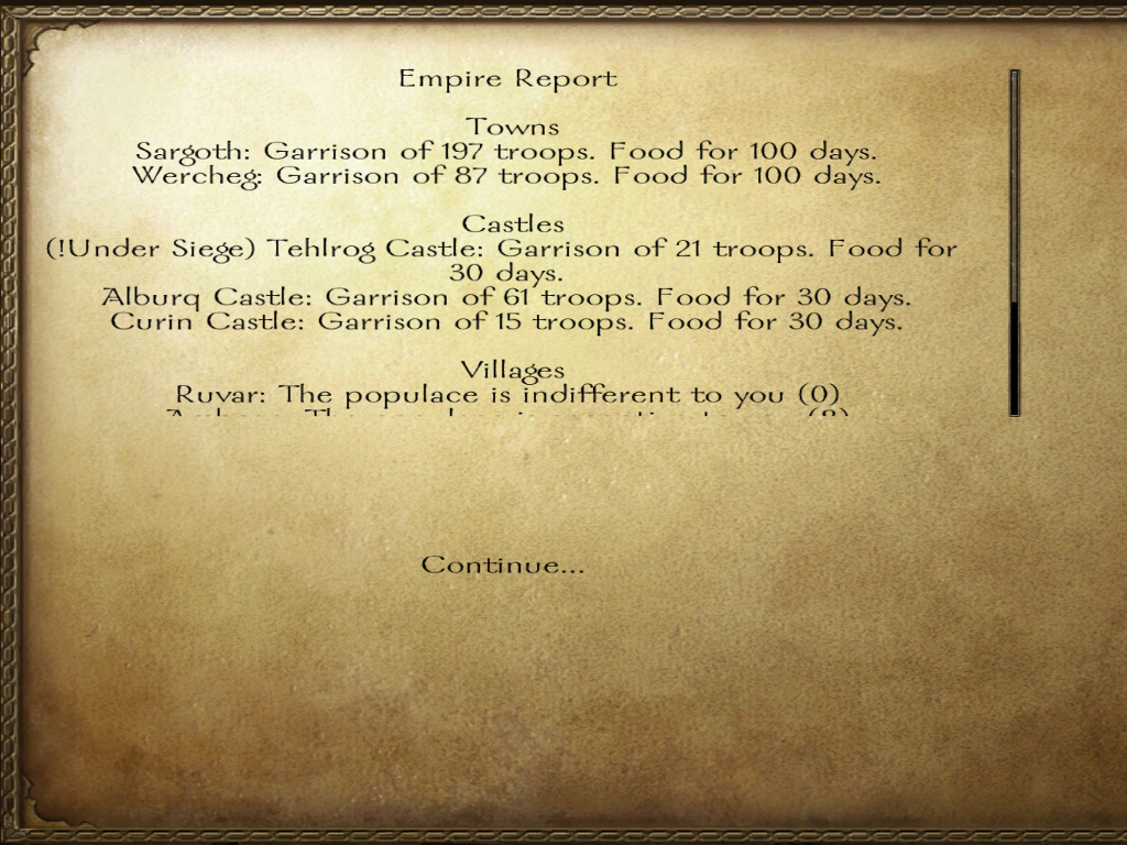 Empire Report mod for Mount & Blade: Warband - ModDB