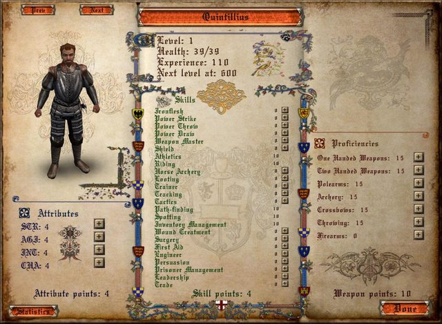 mount and blade warband trainer skill