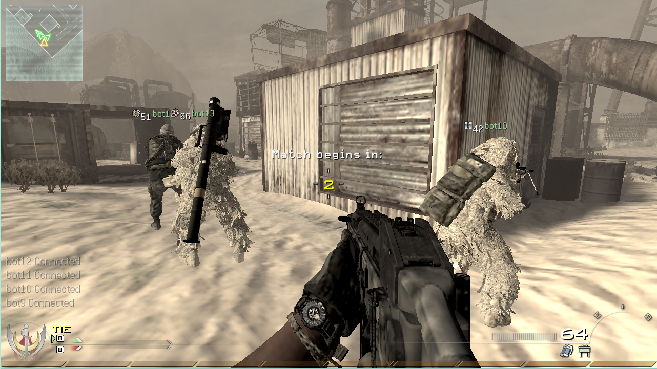 call of duty 1 multiplayer bots