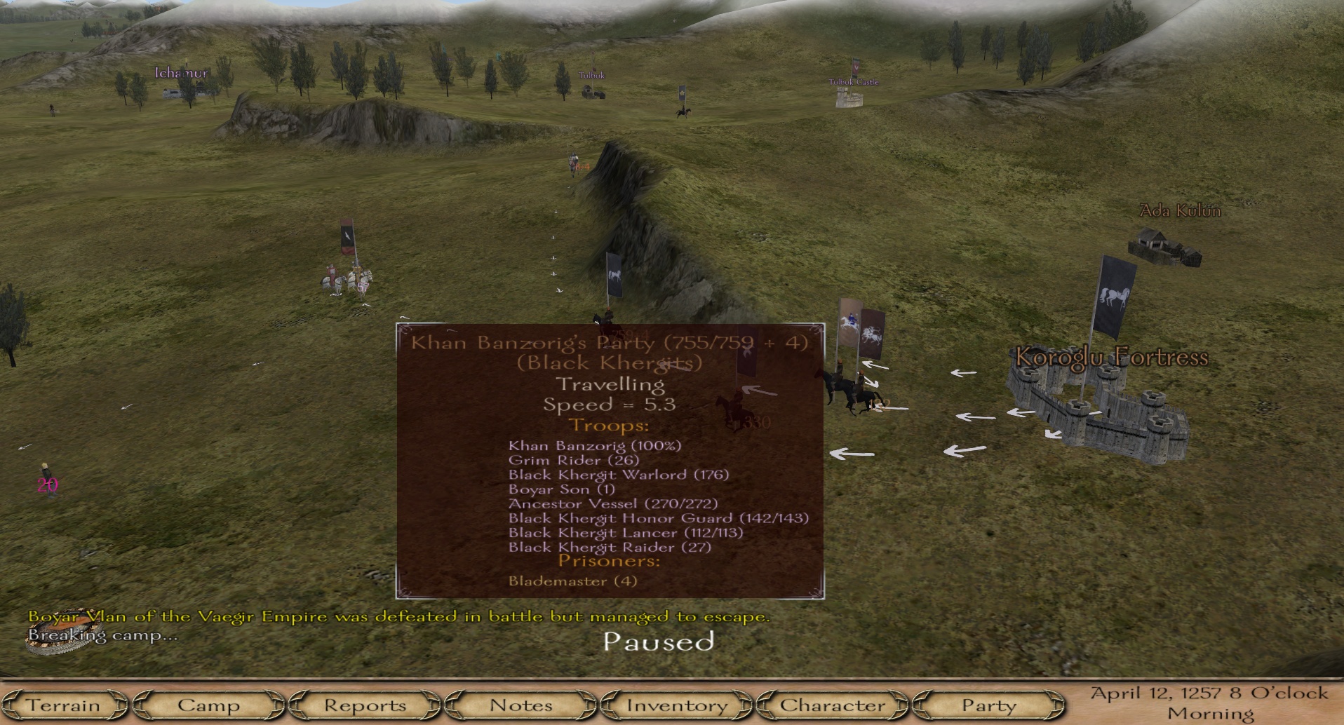 A new dawn mount and blade