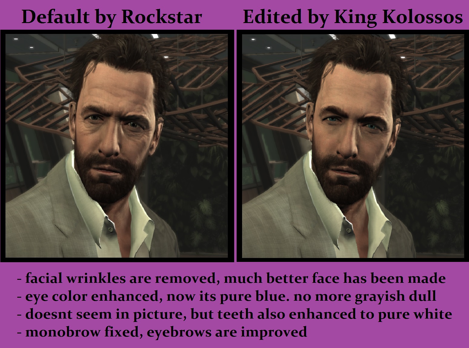 Max Payne 3 Mod Finally Restores His Original Face