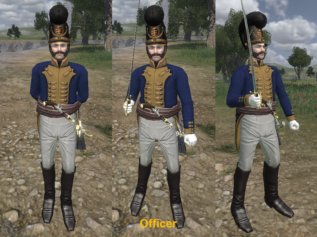 Preview - Officer image - Württemberg Infantry - Napoleonic Wars Skin Pack mod...