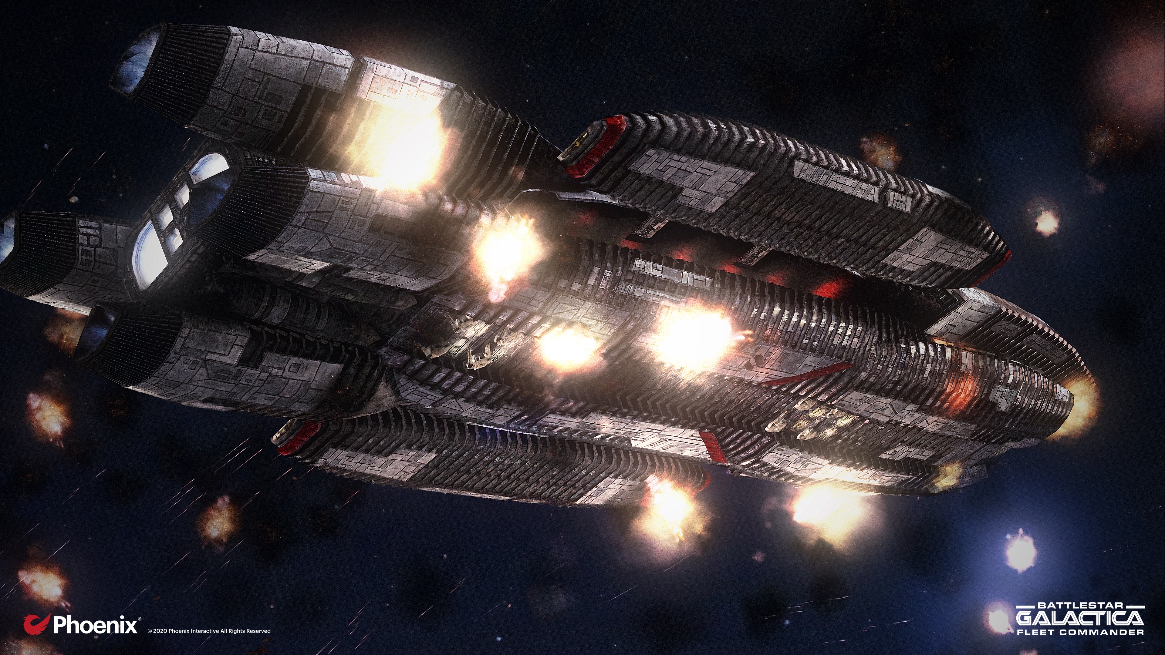 battlestar galactica fleet commander mod for homeworld remastered, battlest...