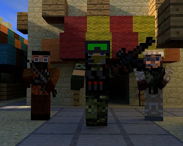 minecraft first person shooter mod