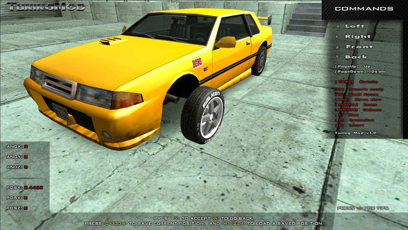 Tuning Mod v1.1 by Junior_Djjr for Grand Theft Auto: San ...