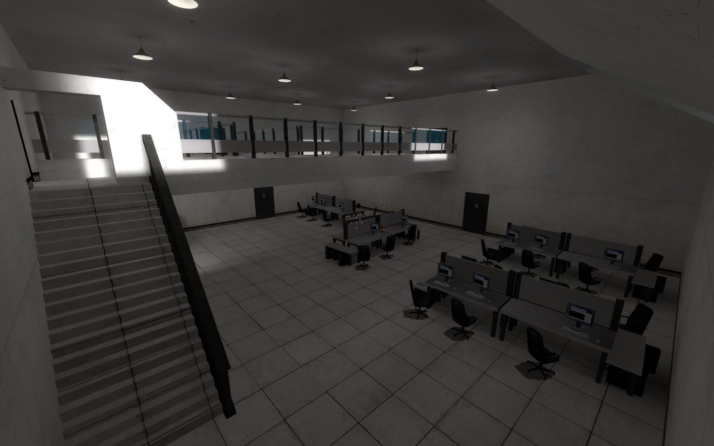 Alpha version of a office in the intro. image - SCP Mobile Task Force mod  for Half-Life 2 - Mod DB