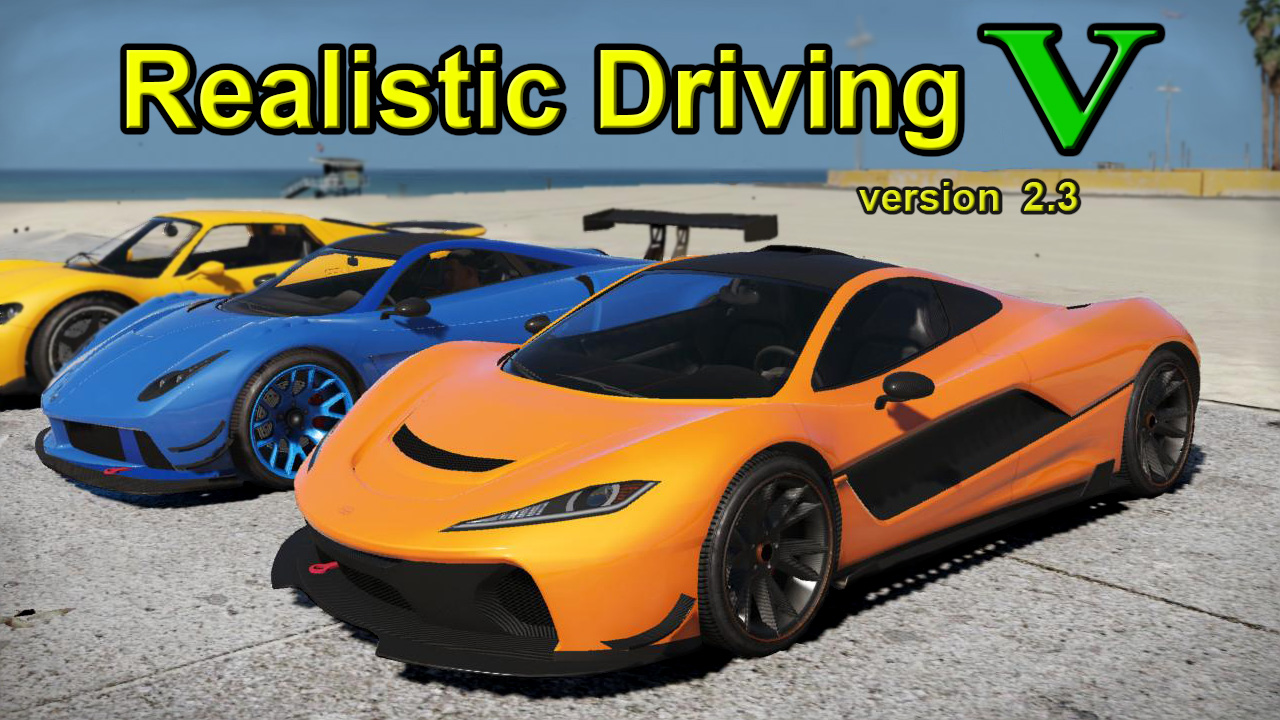 Realistic Driving Mod [Xbox 360] para GTA 5