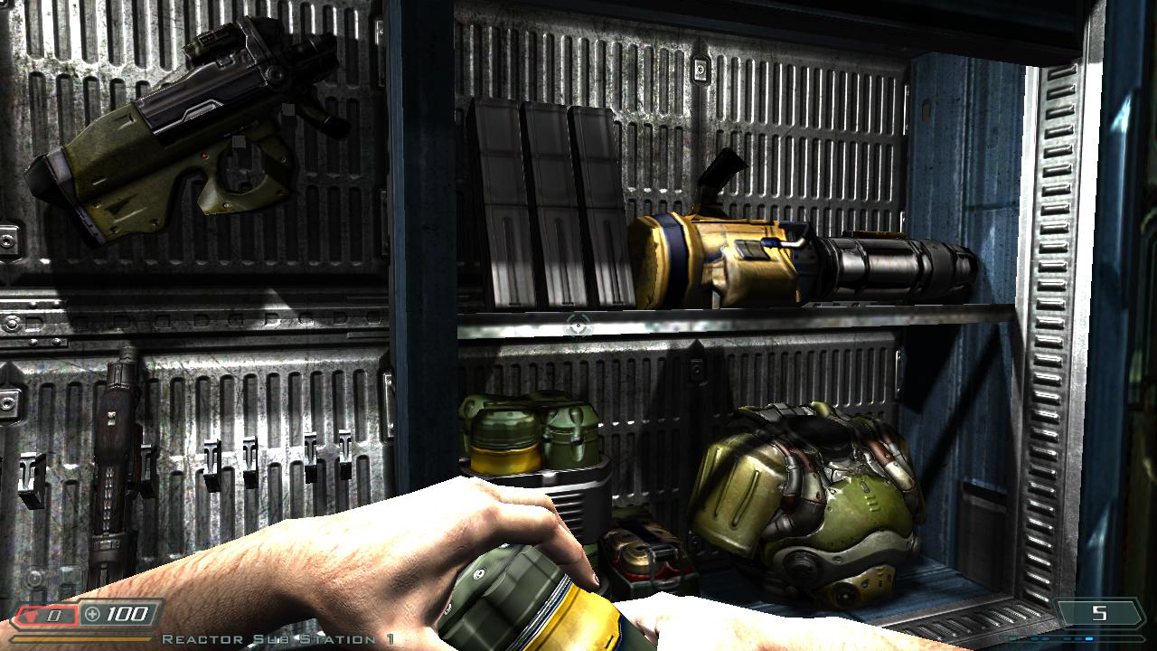 Def mod. Doom 3 Machine Gun. Doom 3 пулемет. Doom 3 Machinegun. Doom 3 Armor.