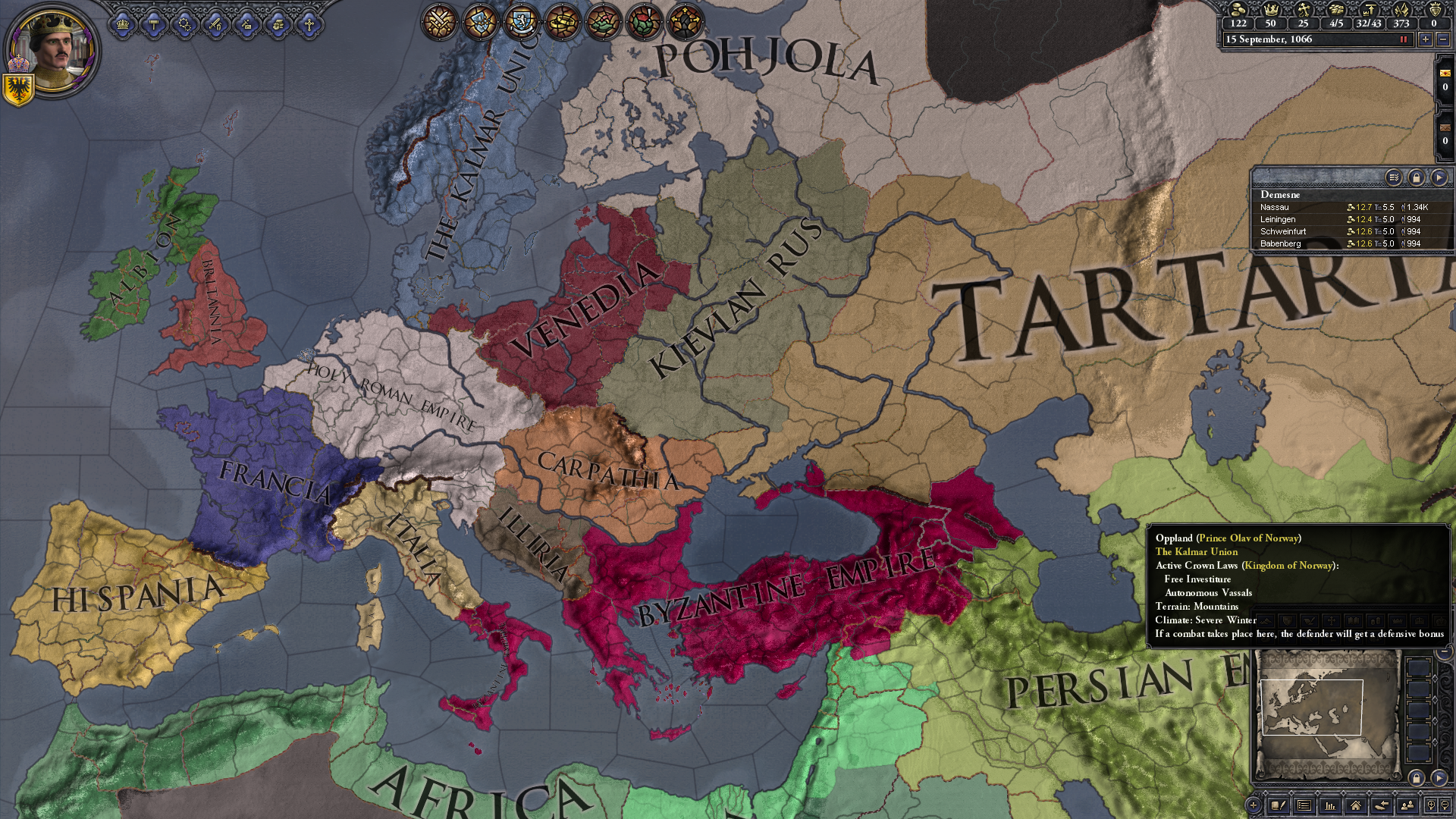 Карта crusader kings