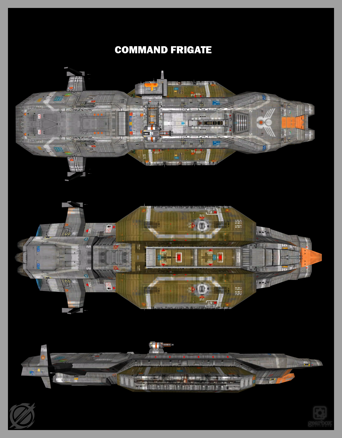 Hiigaran Command Frigate image - Uniform Diversity mod for Homeworld ...