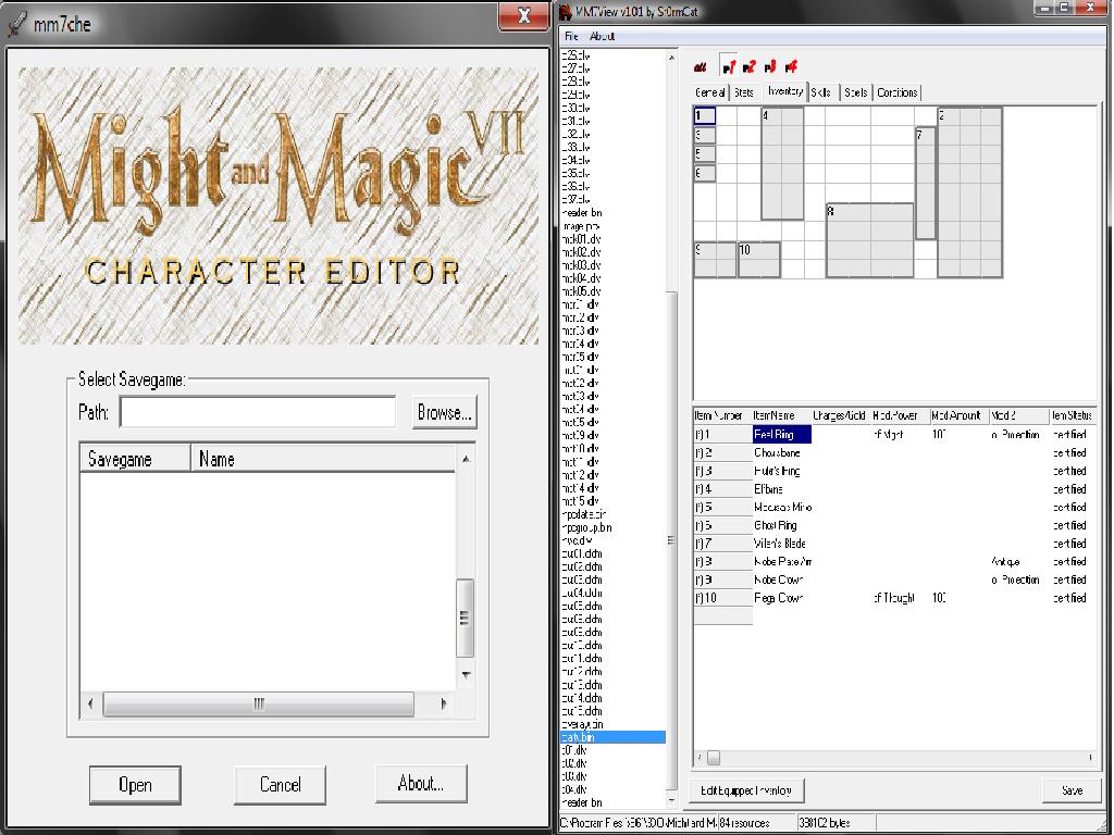 might and magic x save game editor